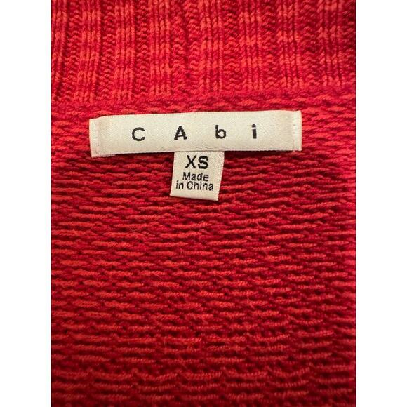 CABI Red and Blue Open Front Cardigan - XS - Picture 10 of 10
